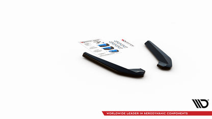 Heck Ansatz Flaps Diffusor für BMW X1 M-Paket F48 schwarz Hochglanz