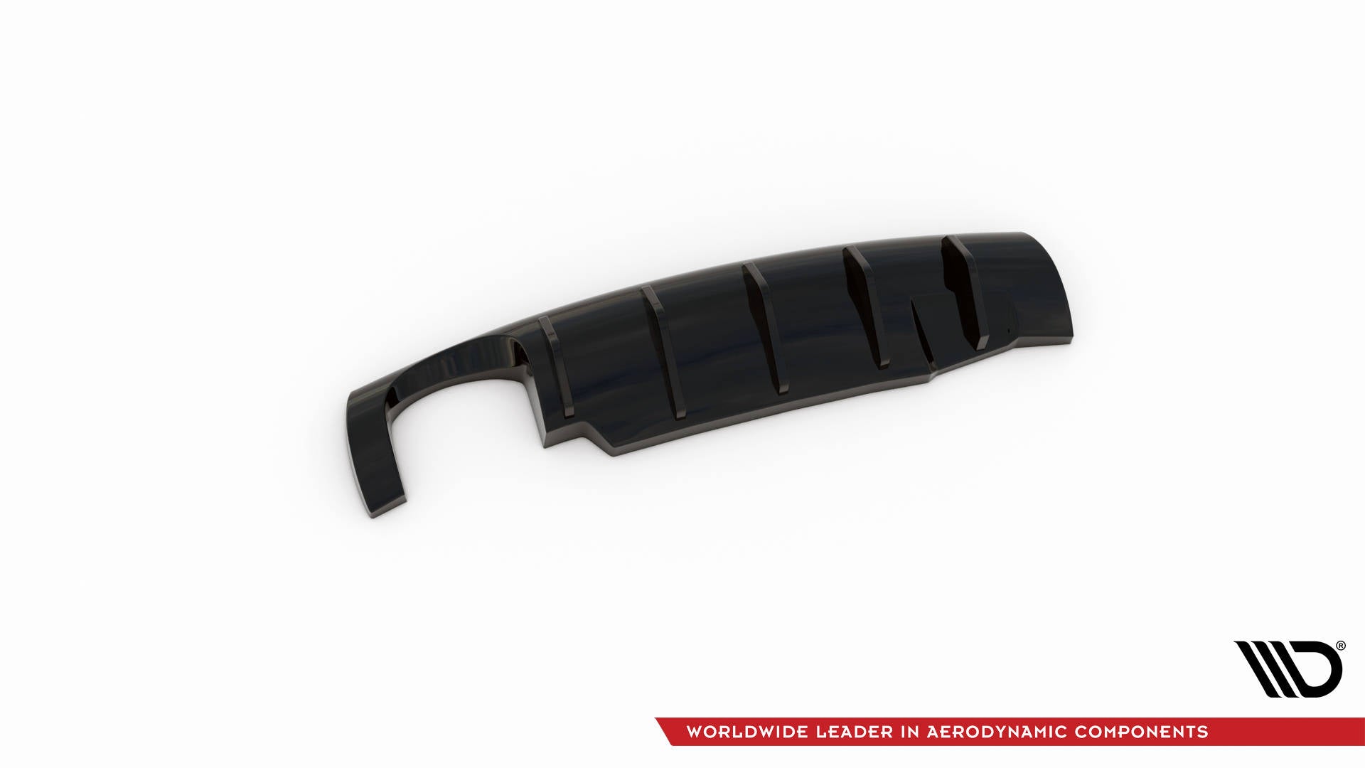 Diffusor Heck Ansatz für Seat Ibiza Cupra Mk3 schwarz Hochglanz