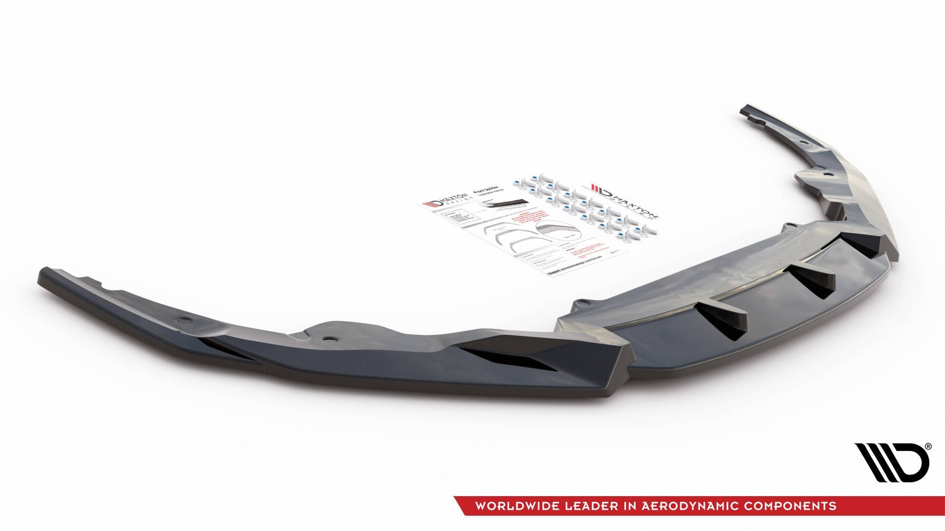 Front Ansatz V.1 für Audi R8 Mk2 Facelift schwarz Hochglanz