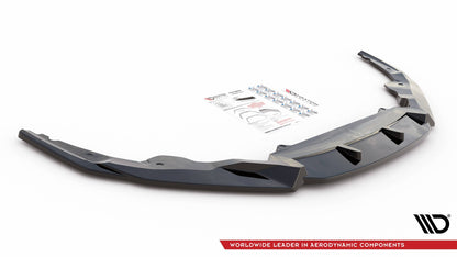 Front Ansatz V.1 für Audi R8 Mk2 Facelift schwarz Hochglanz