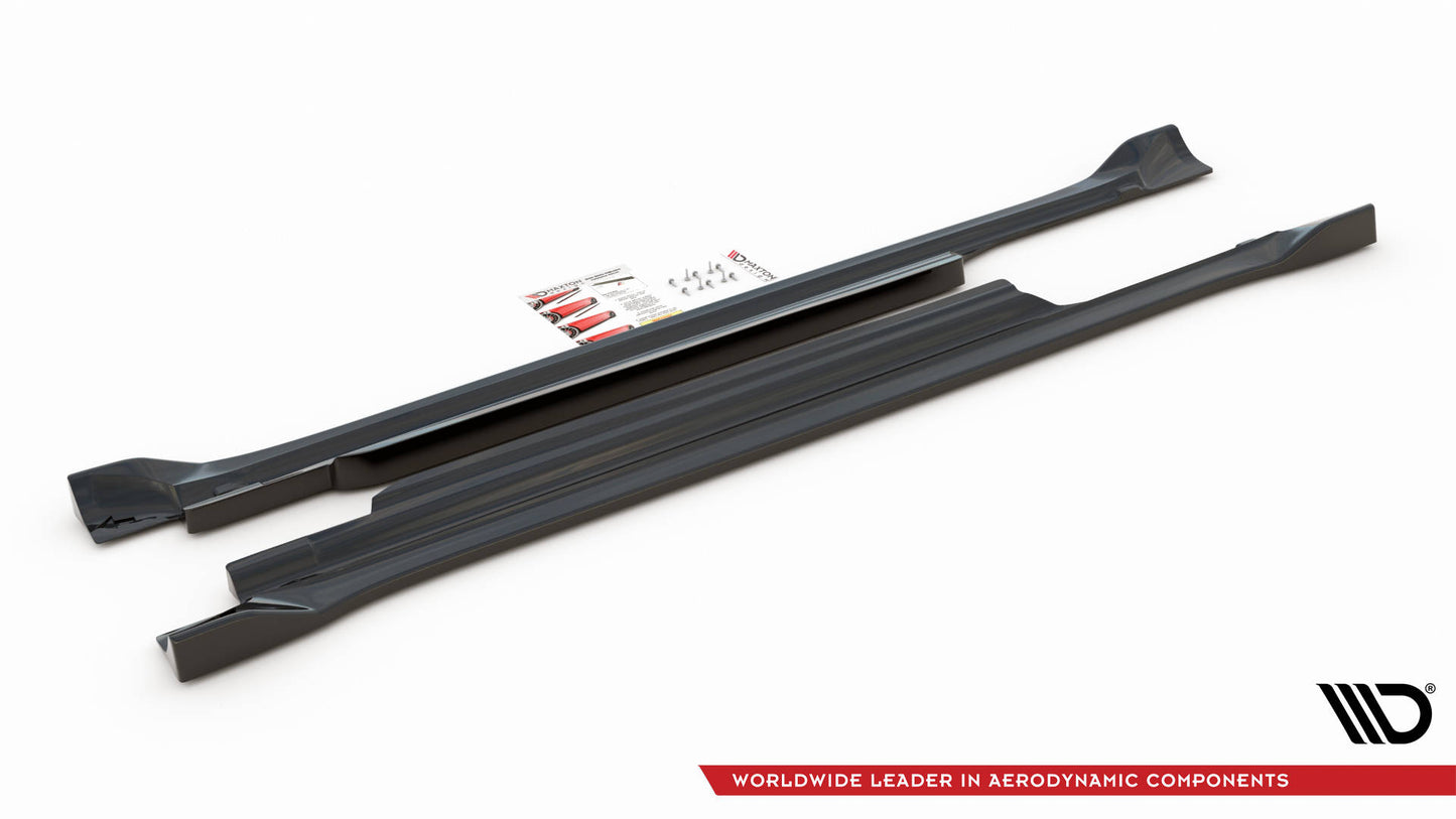 Seitenschweller Ansatz für Dodge Challenger SRT Hellcat Mk3 Carbon Look