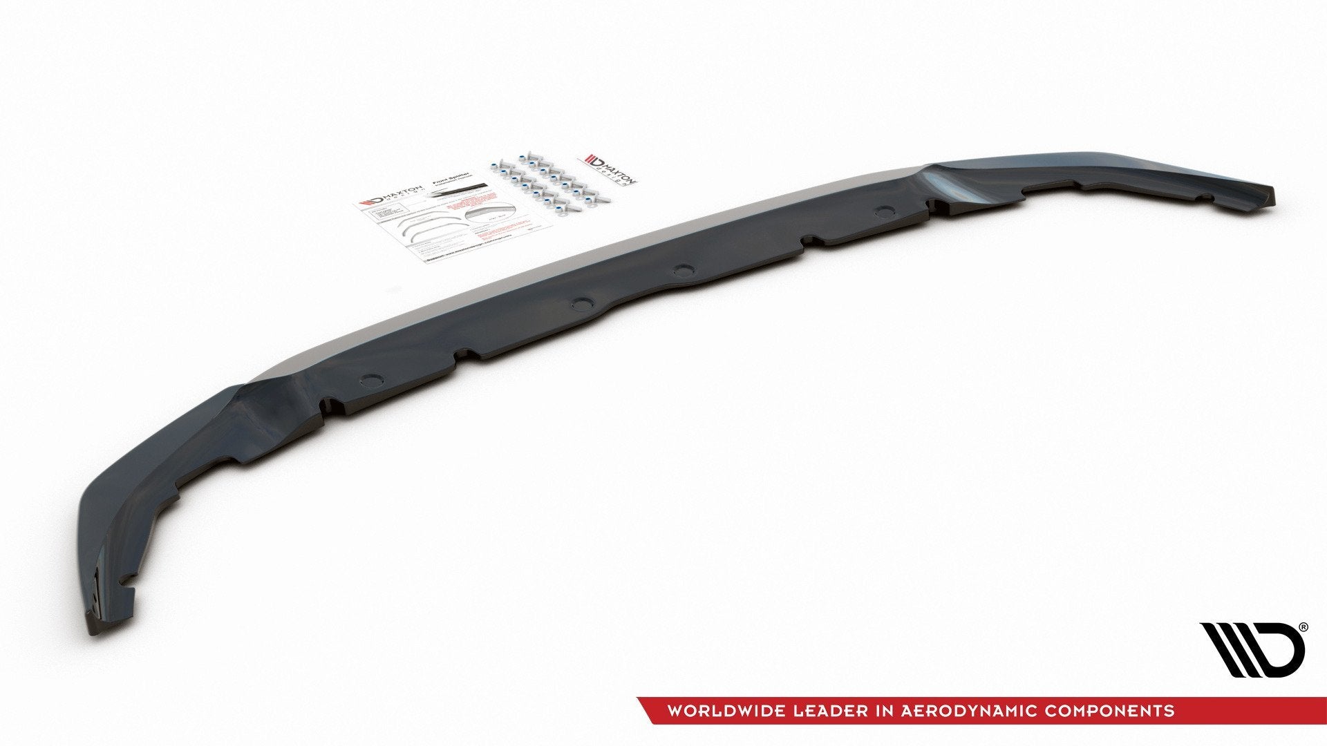 Front Ansatz V.3 für BMW 1er F40 M-Paket/ M135i  schwarz Hochglanz