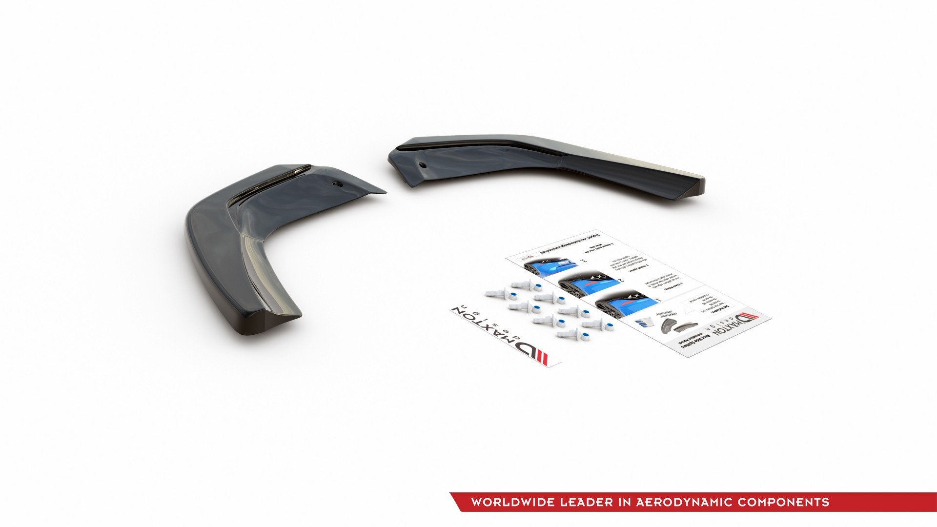 Heck Ansatz Flaps Diffusor für Mercedes A35 AMG Hatchback W177  schwarz Hochglanz