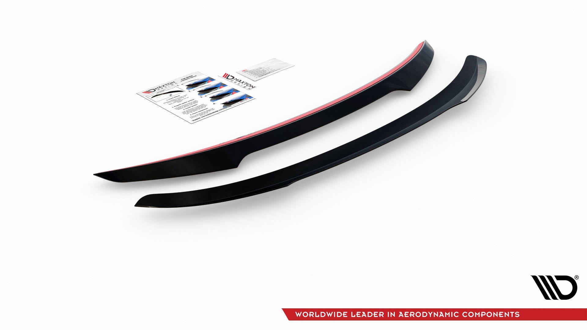 Spoiler CAP für Maserati Ghibli Mk3 schwarz Hochglanz