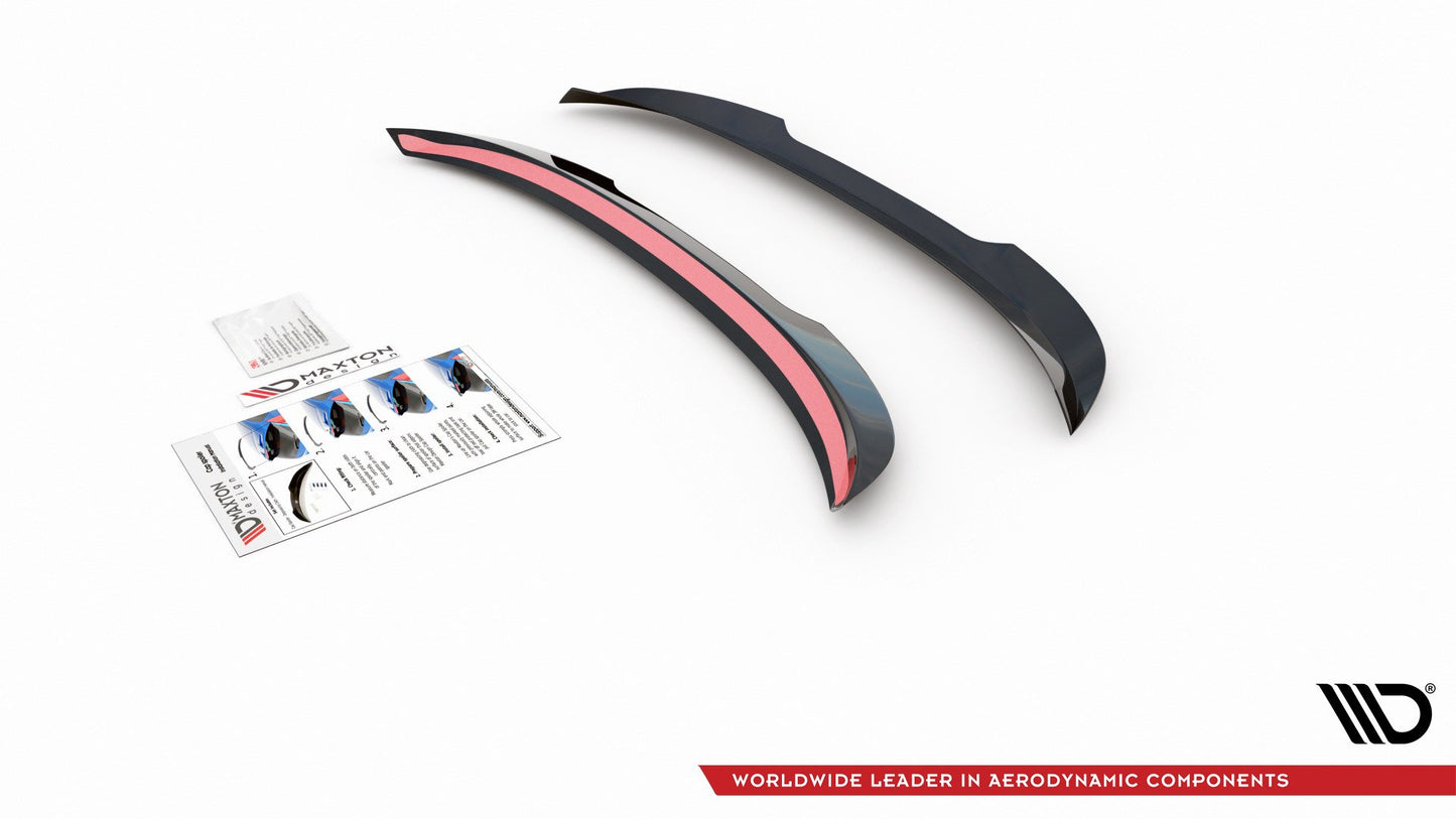 Spoiler CAP für Skoda Octavia Standard / RS Mk4 Combi schwarz matt