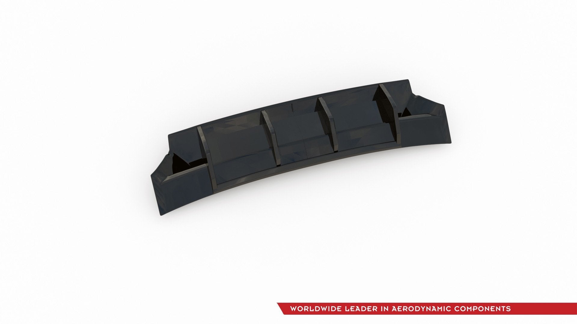 Diffusor Heck Ansatz für Skoda Kodiaq Mk1 Sportline schwarz Hochglanz
