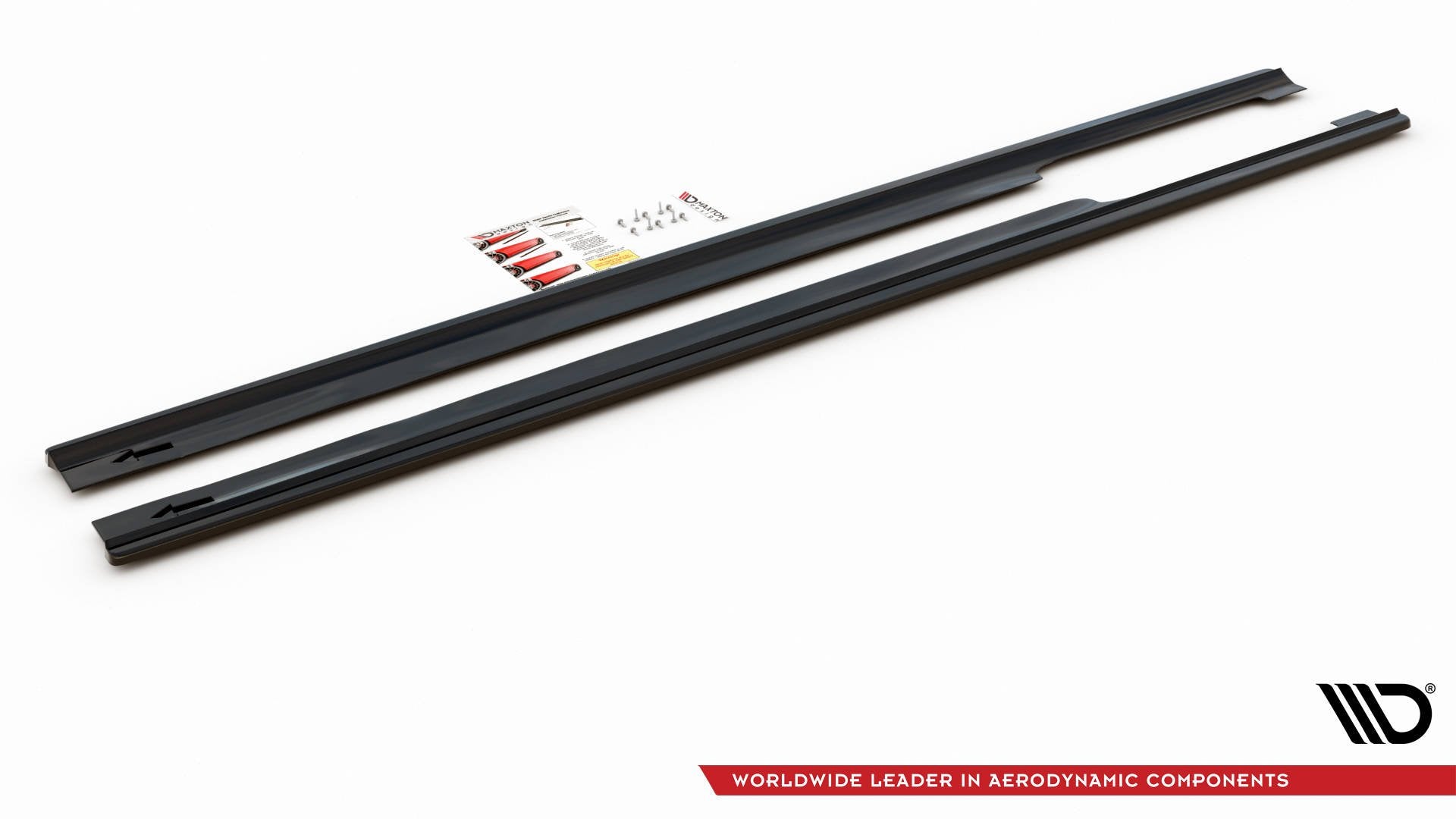 Seitenschweller Ansatz für Audi A8 Lang D4 Carbon Look