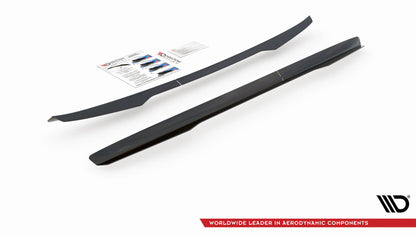 Spoiler CAP für Peugeot Partner Mk3 schwarz Hochglanz