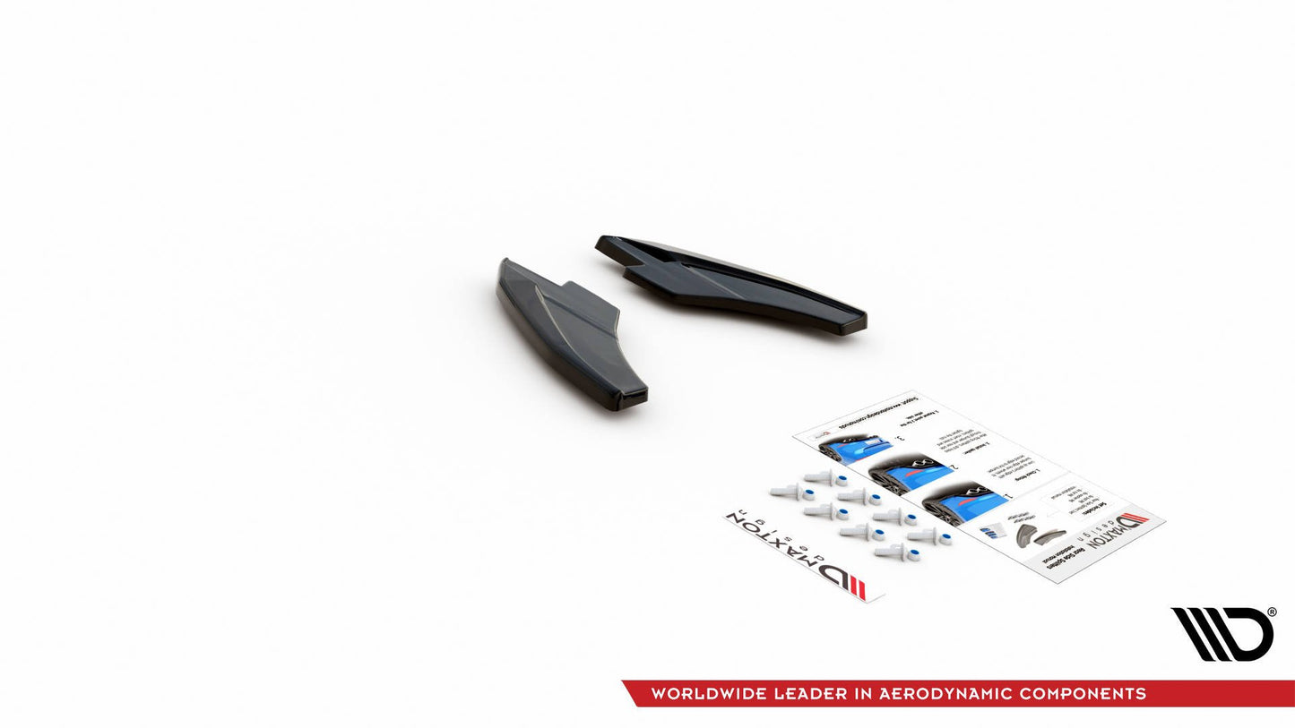 Heck Ansatz Flaps Diffusor V.2 für Audi S3 Sportback 8Y schwarz matt