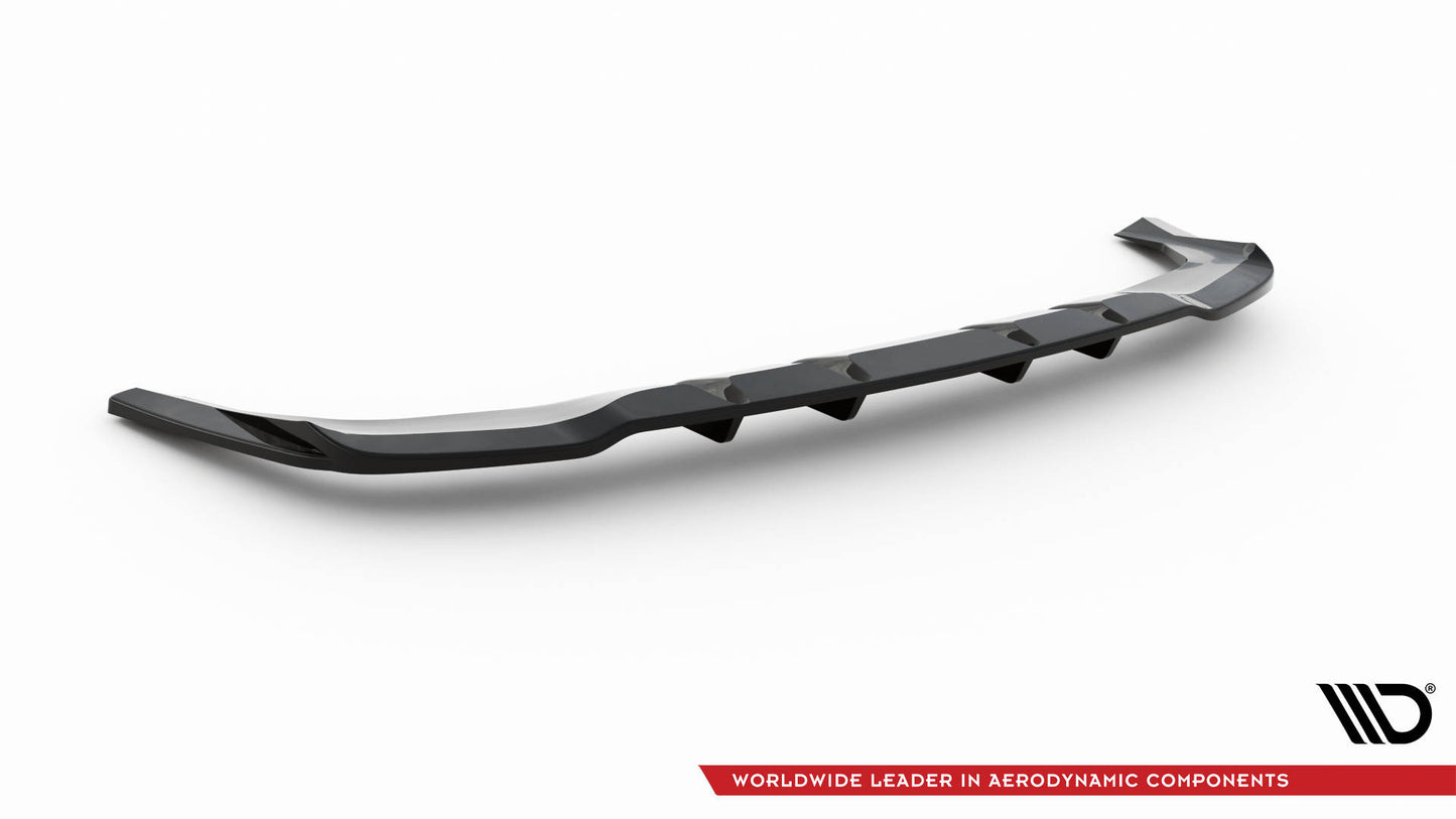 Mittlerer Diffusor Heck Ansatz DTM Look für Mercedes-Benz GLE Coupe AMG-Line C167 schwarz Hochglanz