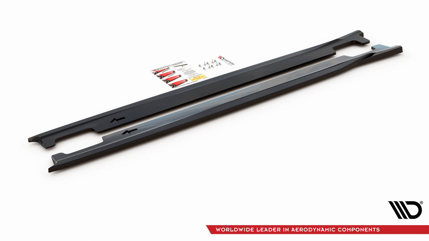 Seitenschweller Ansatz für Kia XCeed Mk1 schwarz matt