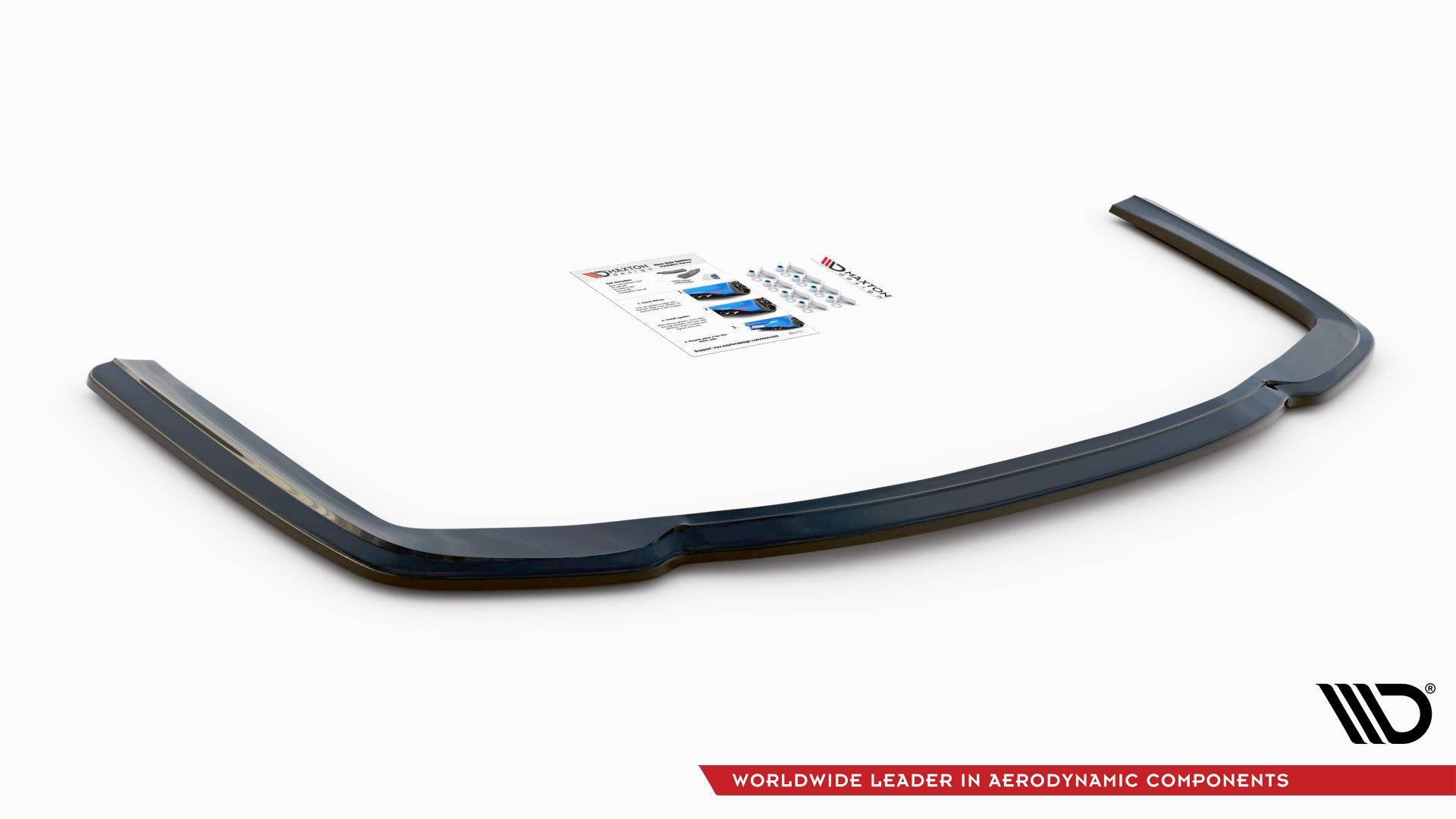 Mittlerer Diffusor Heck Ansatz für BMW 7 M-Paket G11 Carbon Look