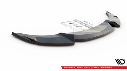 Front Ansatz V.3 für BMW 5er F10/F11 M-Paket schwarz Hochglanz