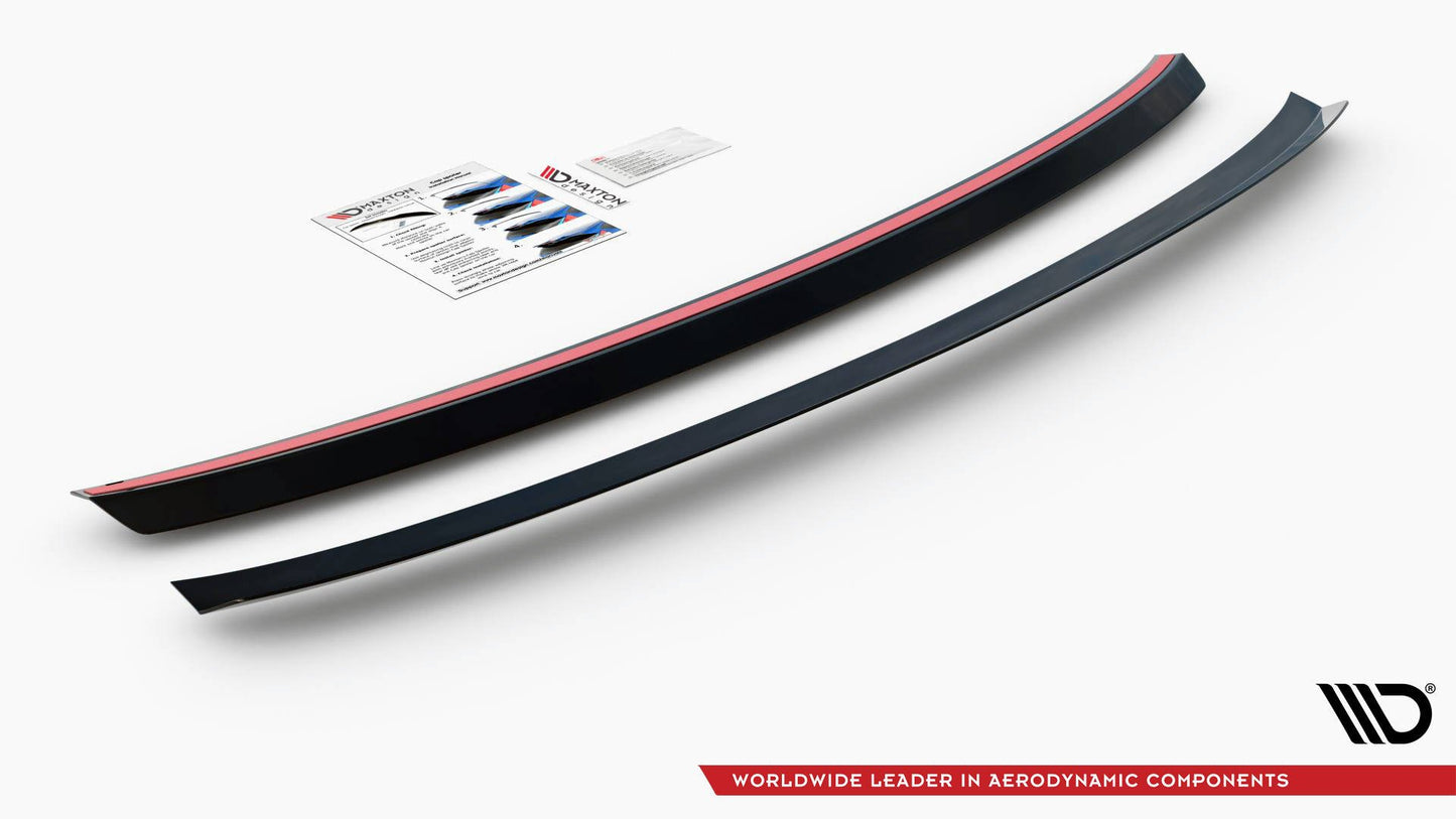 Spoiler CAP für BMW 7 M-Paket G11 schwarz Hochglanz