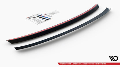 Spoiler CAP für BMW 7 M-Paket G11 schwarz Hochglanz