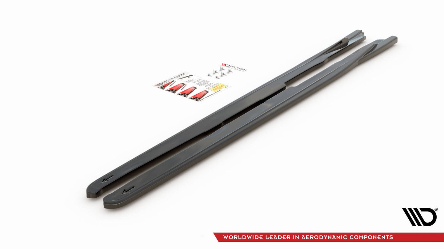 Seitenschweller Ansatz für V.1 für Toyota GR Yaris Mk4 schwarz matt