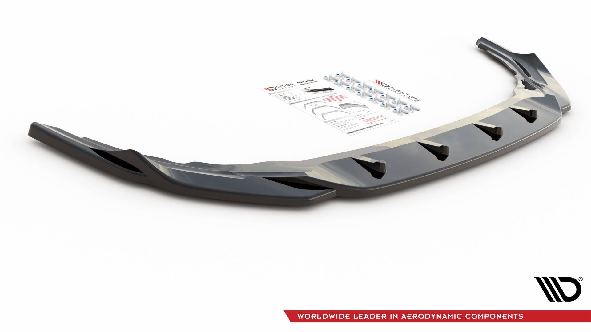Front Ansatz V.4 für Volkswagen Golf R Mk8 Carbon Look