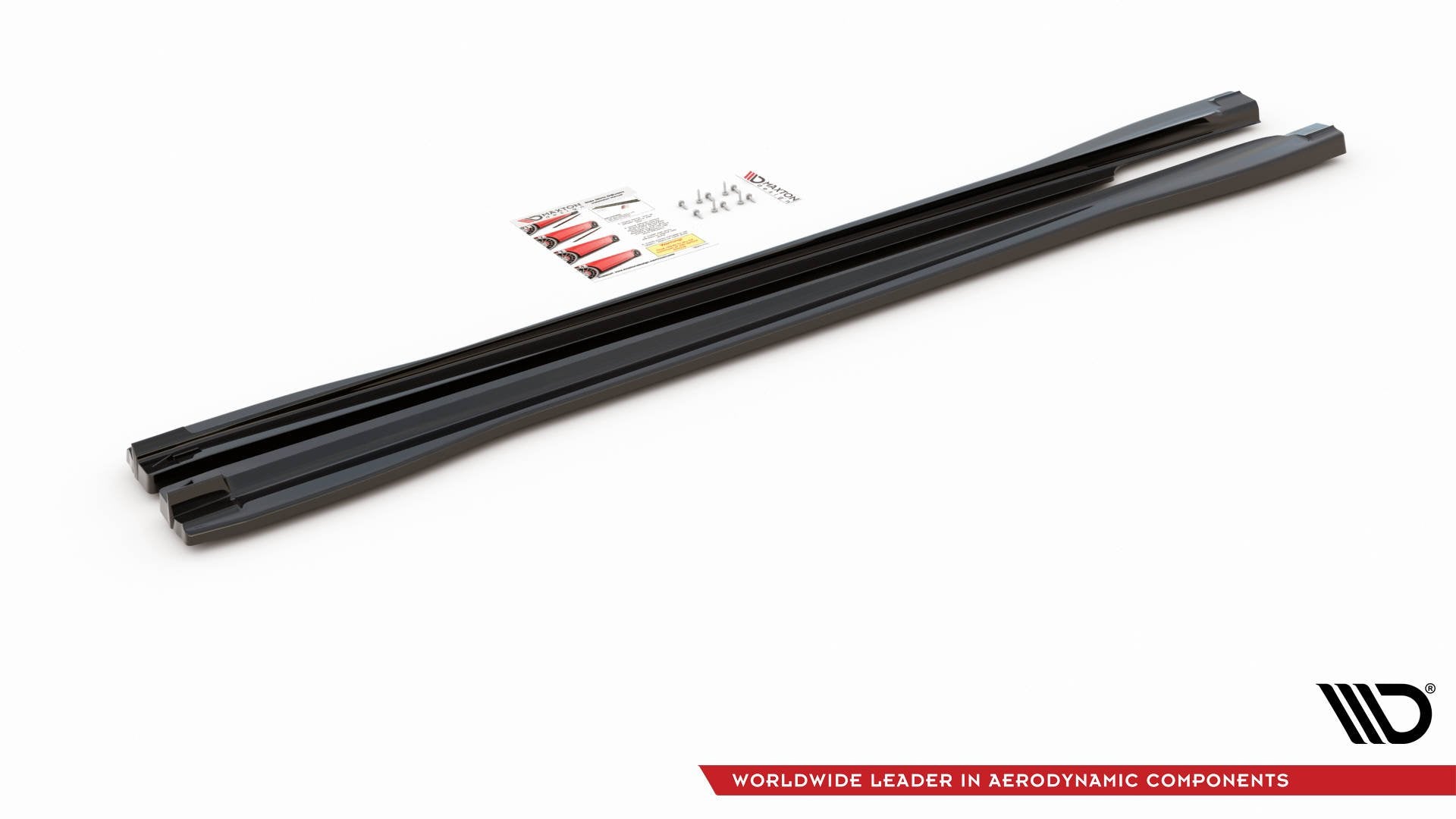 Seitenschweller Ansatz für Audi RSQ3 / Q3 S-Line F3 schwarz matt