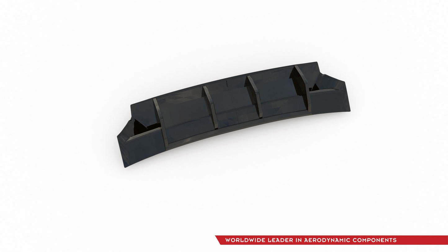 Diffusor Heck Ansatz für Skoda Kodiaq Mk1 Sportline schwarz matt