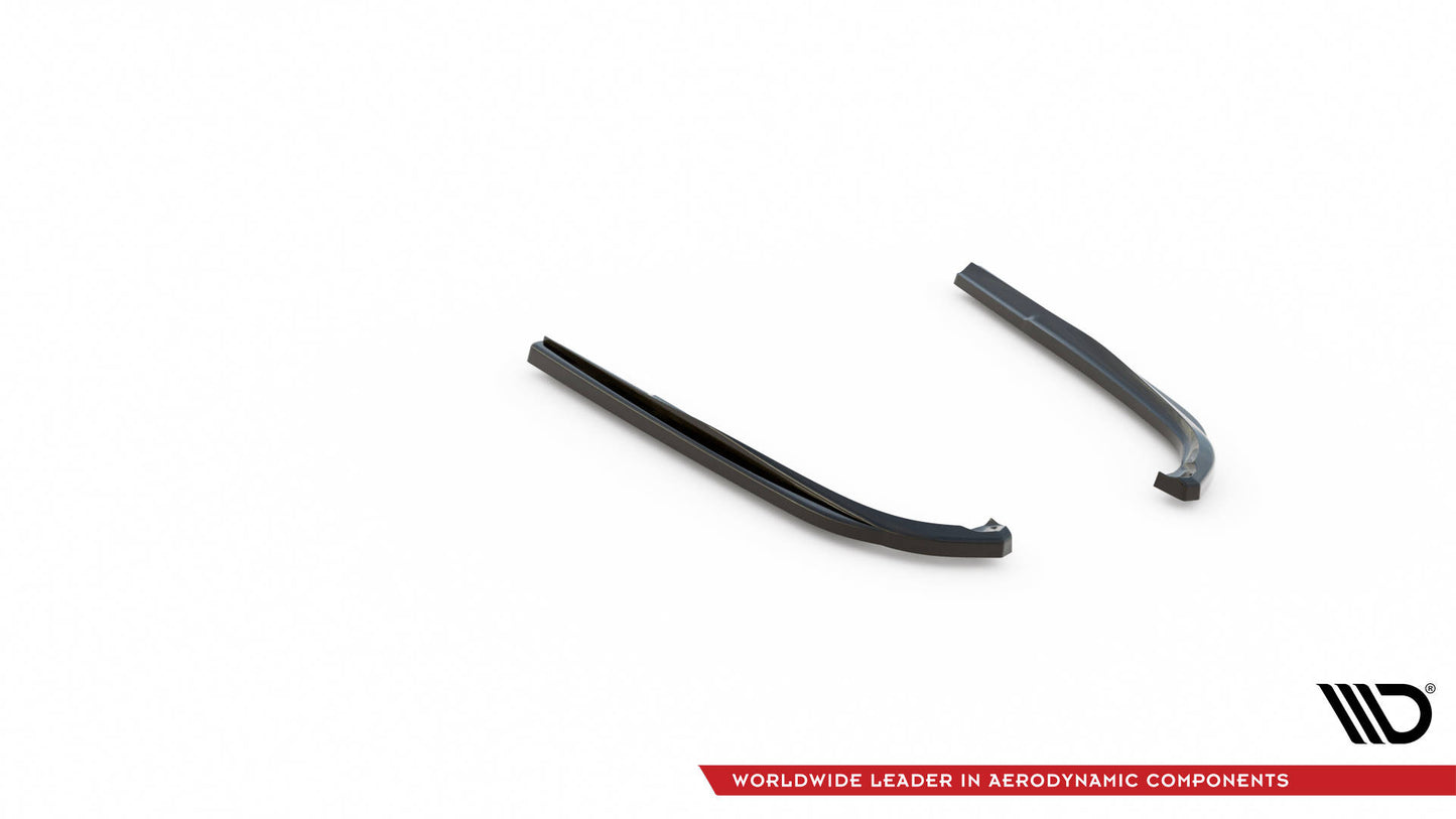 Heck Ansatz Flaps Diffusor für Lexus GS F Mk4 Facelift Carbon Look