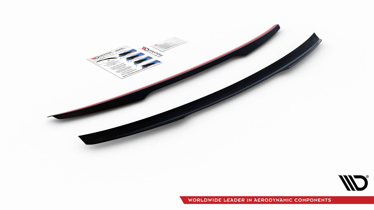 Spoiler CAP für Volkswagen Passat Limousine B8 Facelift schwarz matt