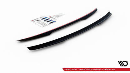 Spoiler CAP für Volkswagen Passat Limousine B8 Facelift schwarz Hochglanz