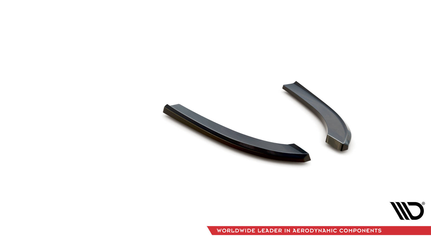 Heck Ansatz Flaps Diffusor für Ford Transit Custom ST-Line Mk1 Facelift schwarz Hochglanz