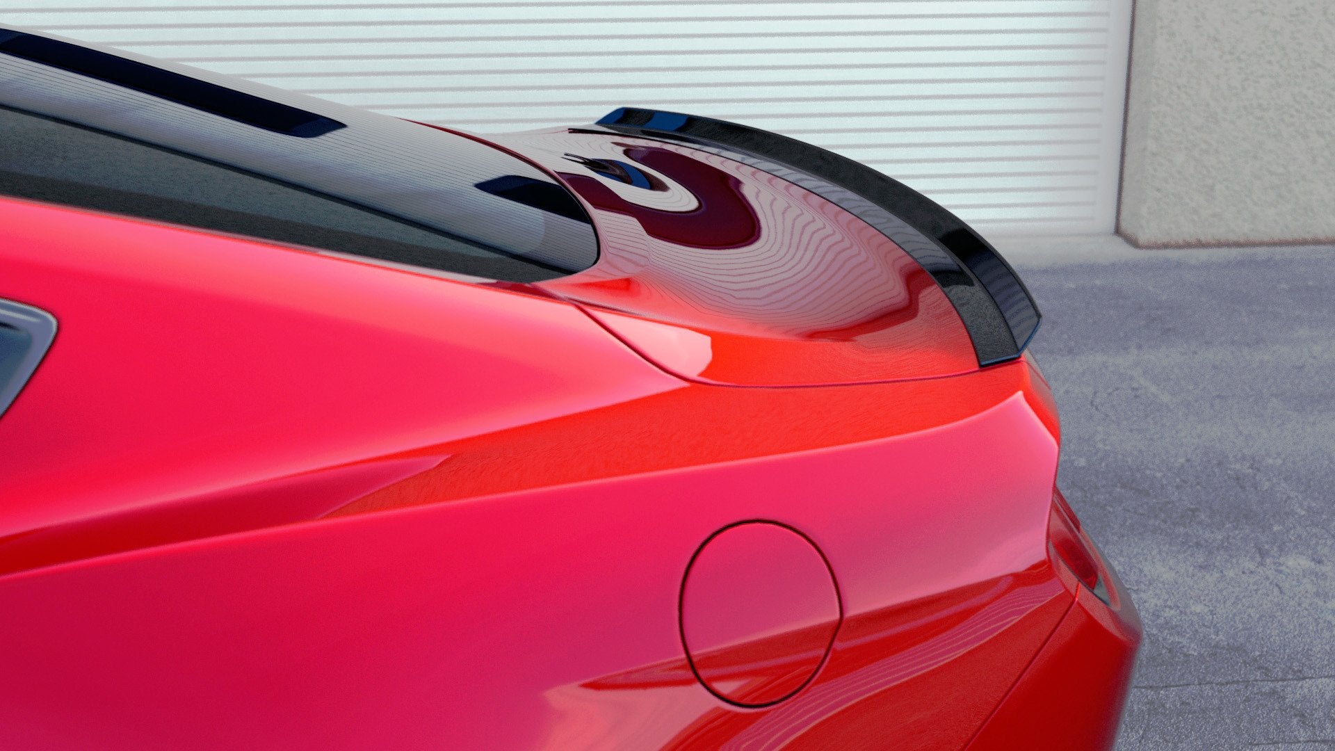 Spoiler CAP für FORD MUSTANG MK6 GT Carbon Look
