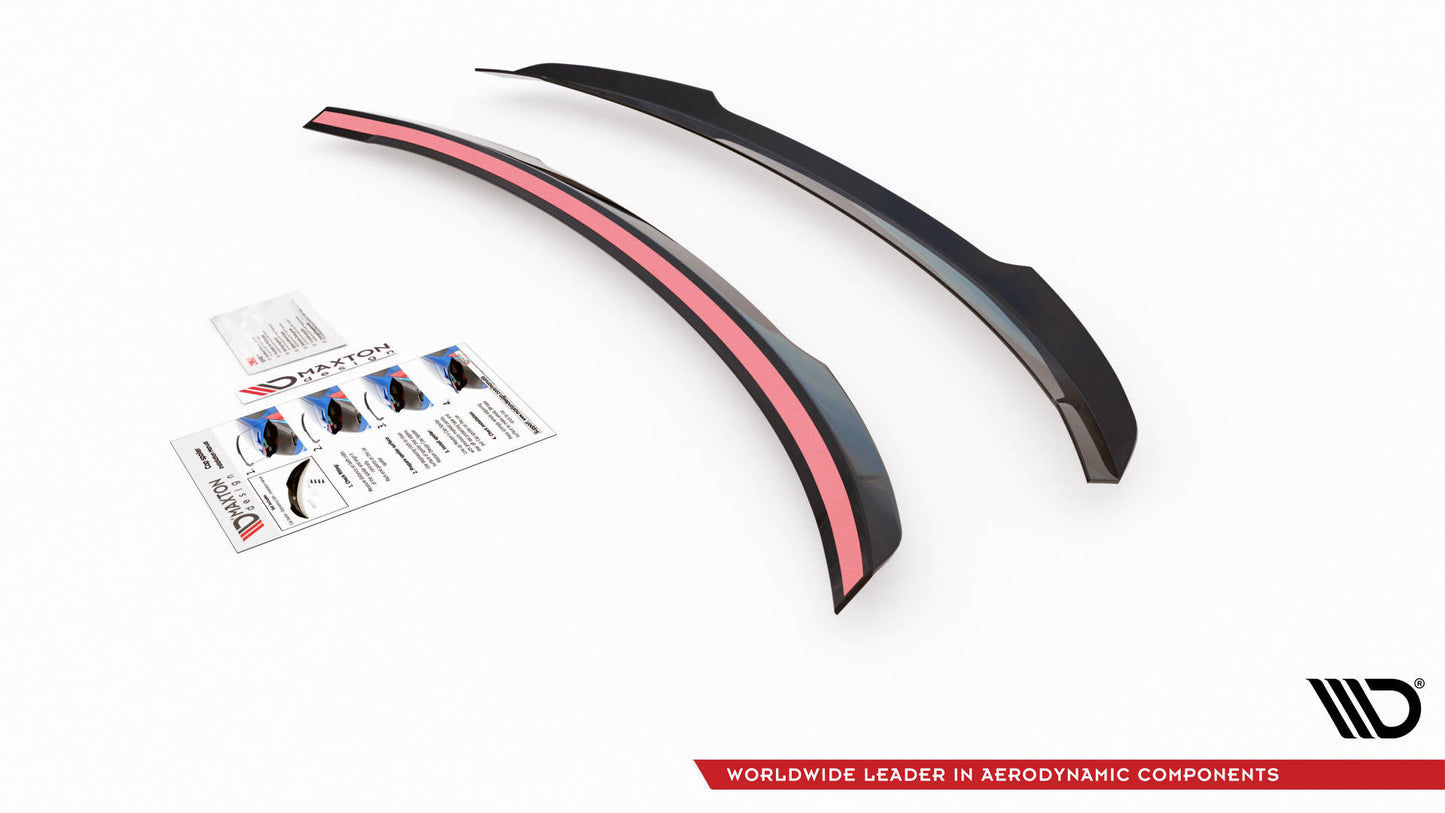Spoiler CAP für Ford Mondeo Mk5 schwarz matt