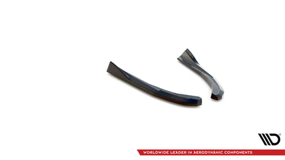 Heck Ansatz Flaps Diffusor V.2 für BMW 4er Gran Coupe M-Paket G26 schwarz Hochglanz
