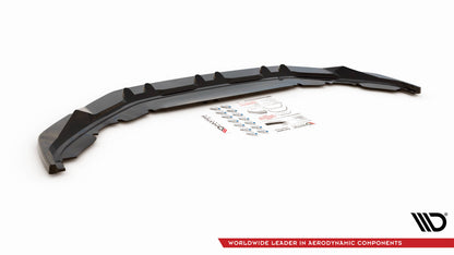 Front Ansatz für Volkswagen Tiguan Mk2 schwarz Hochglanz