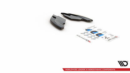Heck Ansatz Flaps Diffusor für SEAT Leon Mk3 FR Facelift Carbon Look