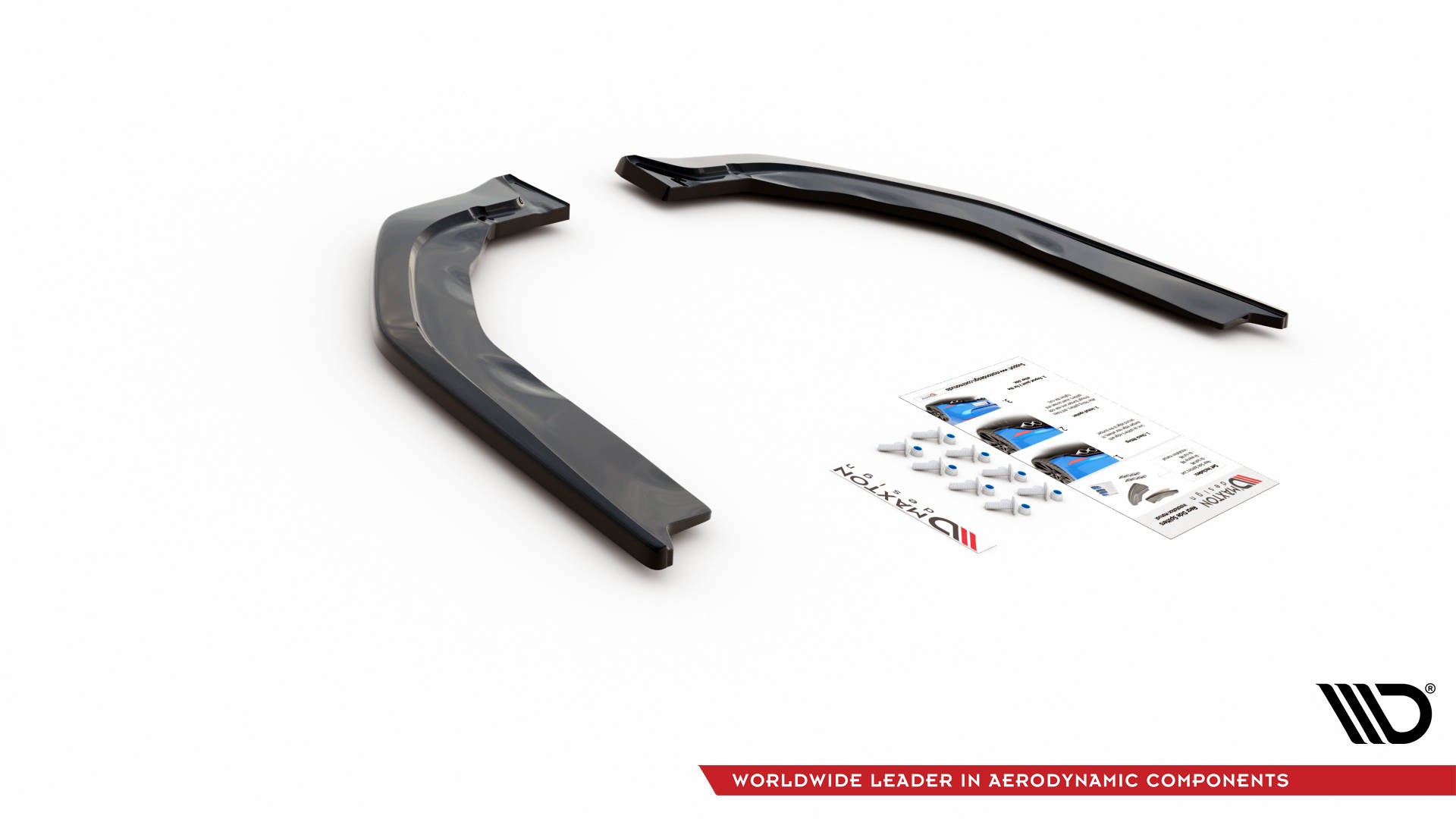 Heck Ansatz Flaps Diffusor V.2 für BMW M3 G80 Carbon Look
