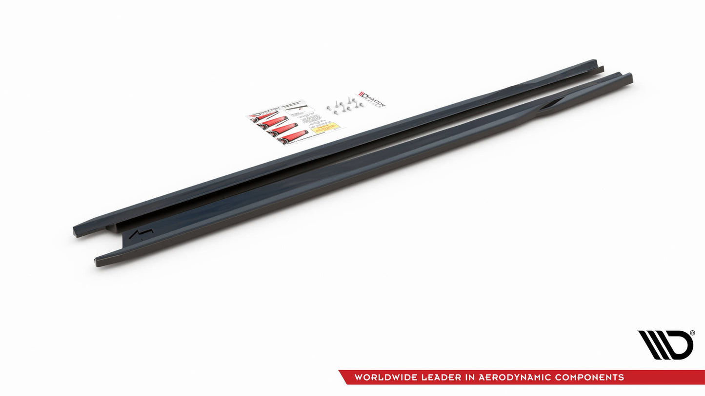 Seitenschweller Ansatz für Skoda Fabia Mk3 Carbon Look