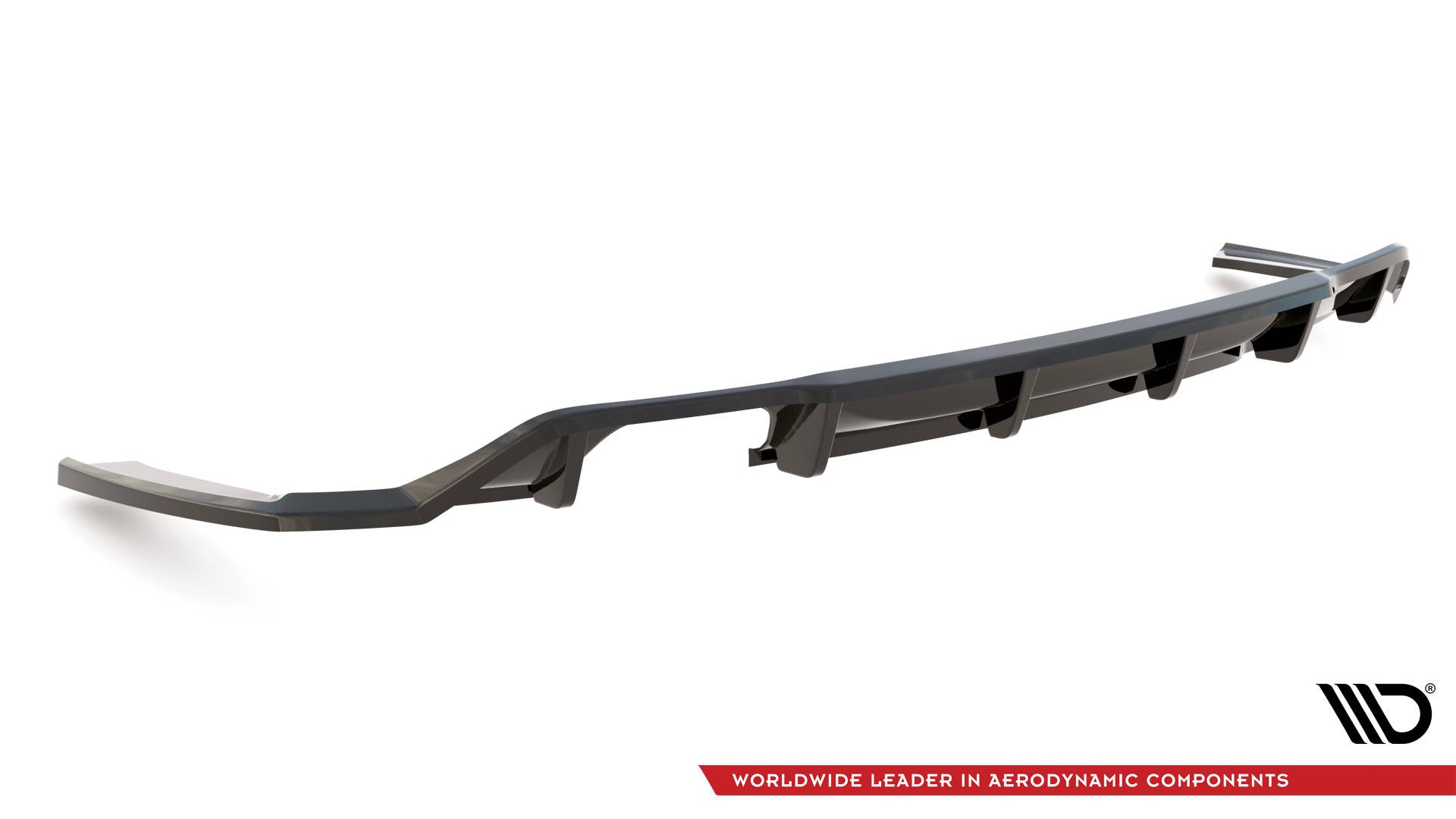 Mittlerer Diffusor Heck Ansatz DTM Look für BMW 2 M-Paket F22 schwarz Hochglanz