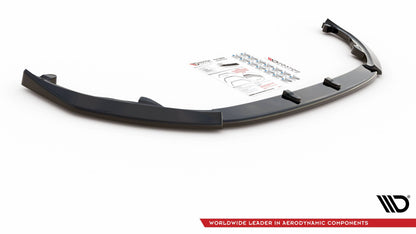 Front Ansatz V.2 für Peugeot 308 Mk2 Facelift schwarz matt