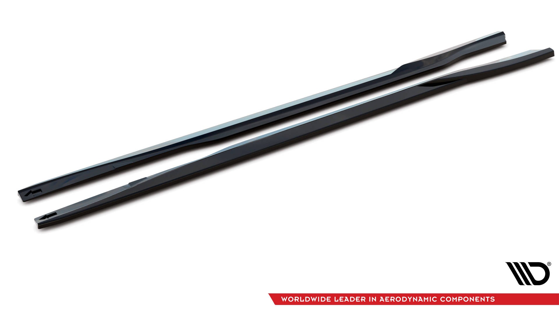 Seitenschweller Ansatz für Ford Mustang Mach-E Mk1 schwarz Hochglanz