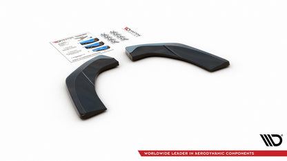 Heck Ansatz Flaps Diffusor für Hyundai I30 N Mk3 Fastback  schwarz matt