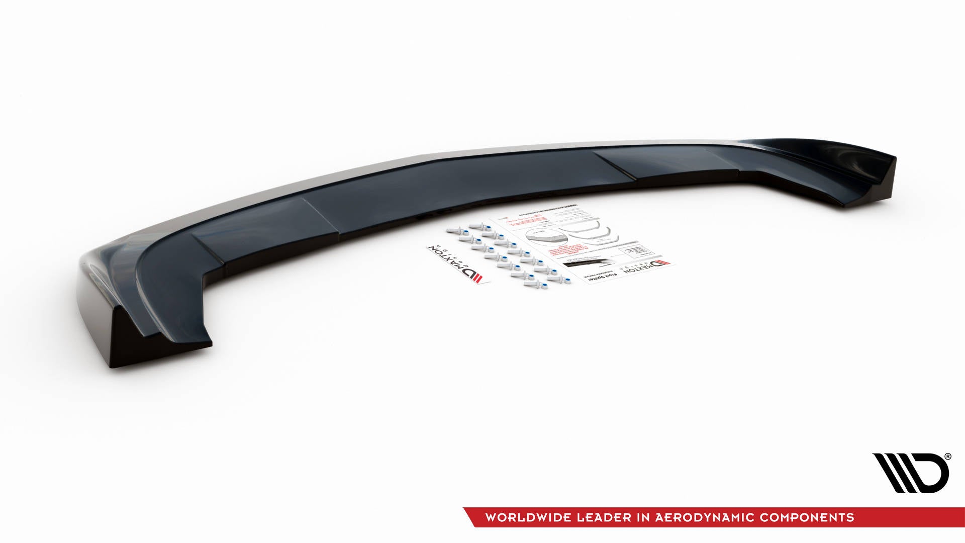 Front Ansatz für Dodge Challenger RT Mk3 Facelift schwarz Hochglanz