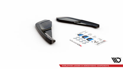 Heck Ansatz Flaps Diffusor für Nissan 370Z Nismo Facelift schwarz matt