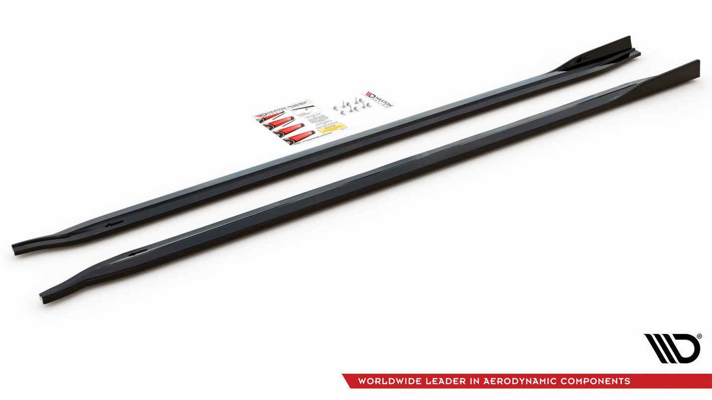 Seitenschweller Ansatz für V.2 für BMW M3 G80 Carbon Look