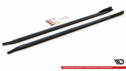 Seitenschweller Ansatz für V.2 für BMW M3 G80 Carbon Look