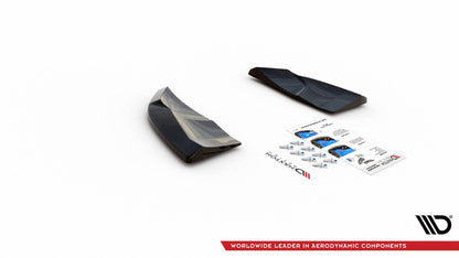Heck Ansatz Flaps Diffusor für Audi SQ5 Mk1 (8R) Carbon Look