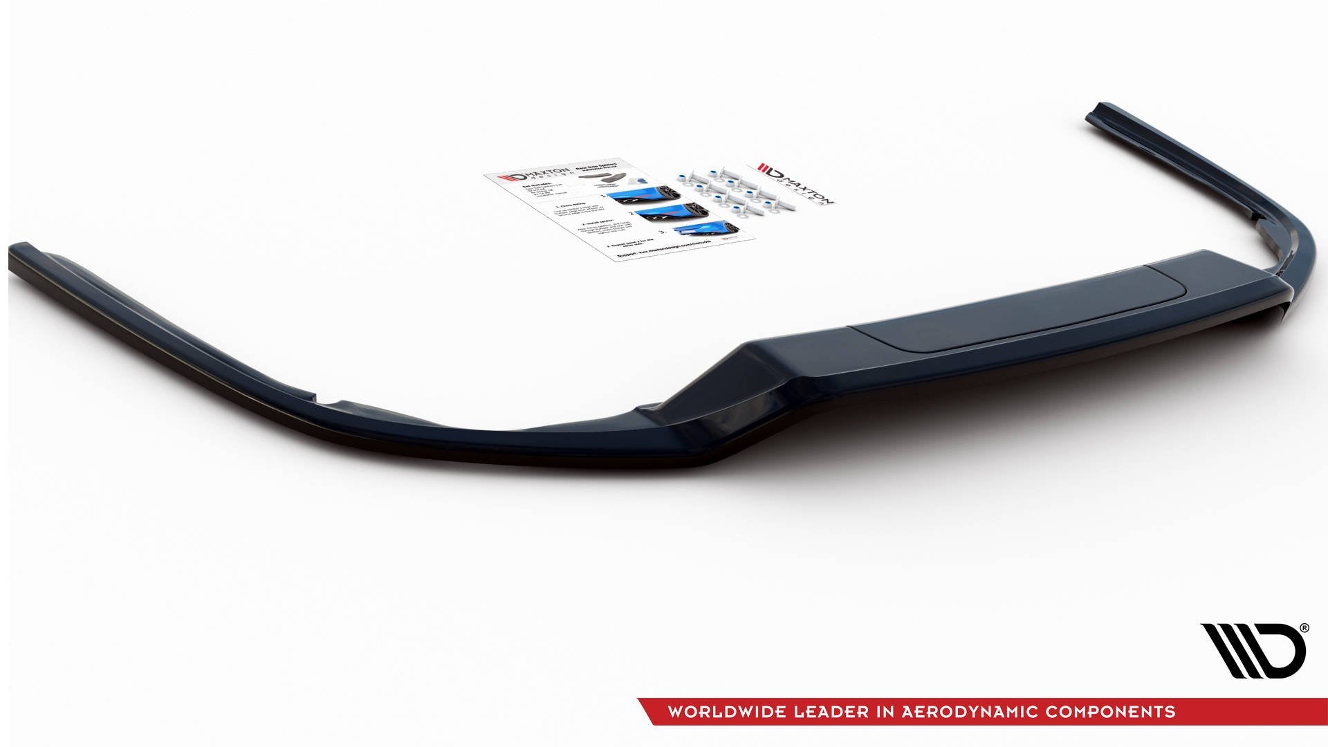 Mittlerer Diffusor Heck Ansatz für Volkswagen Passat B8 Carbon Look