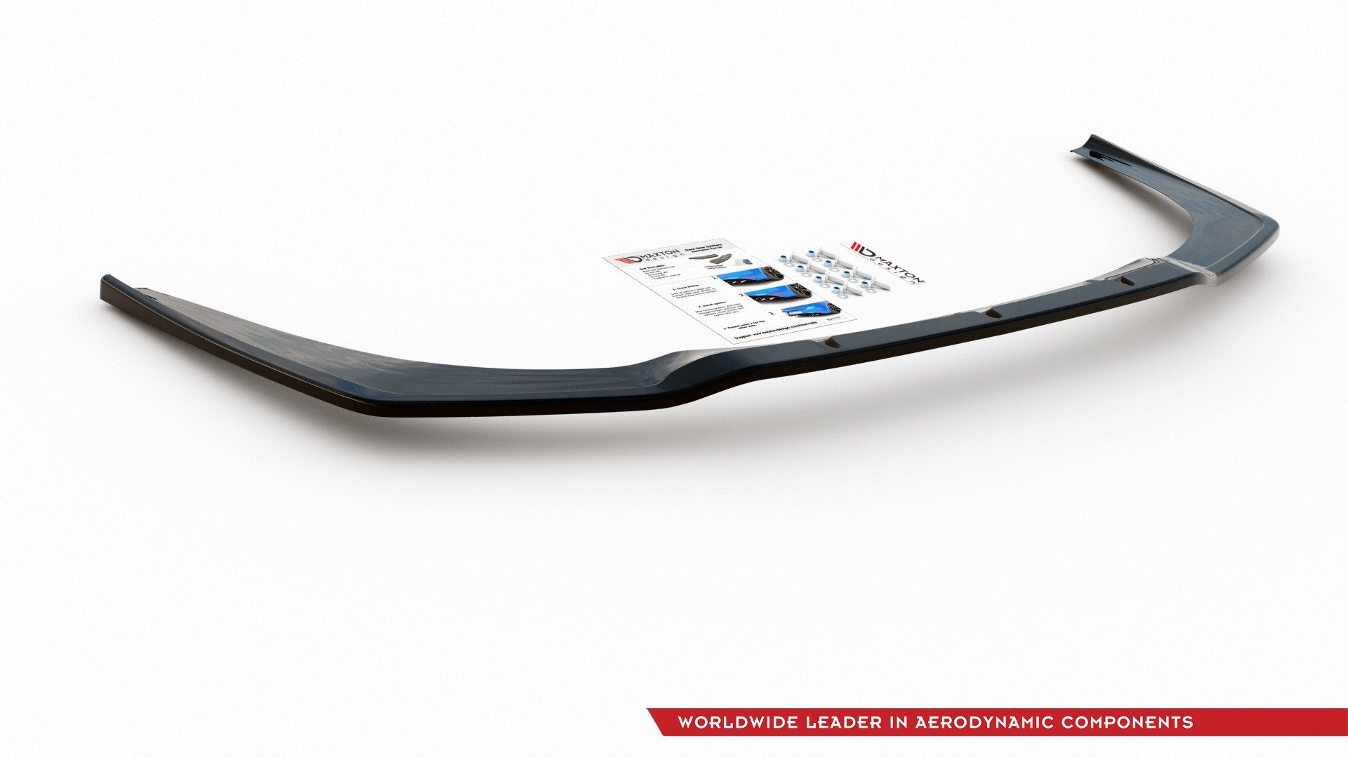 Mittlerer Diffusor Heck Ansatz für BMW 8 Coupe M-Paket G15 schwarz Hochglanz