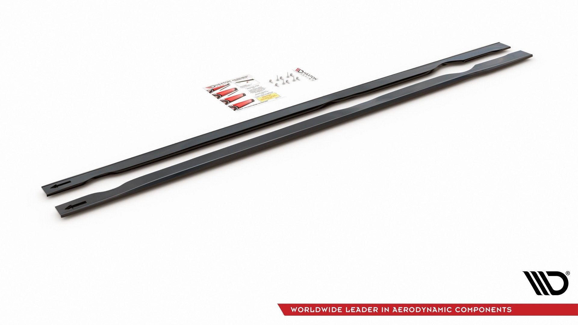 Seitenschweller Ansatz für VW Golf 7 GTI TCR  schwarz Hochglanz