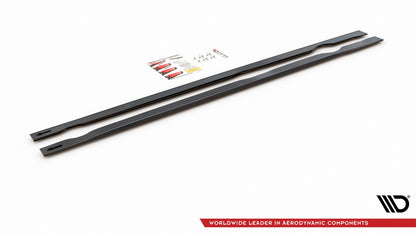Seitenschweller Ansatz für VW Golf 7 GTI TCR  schwarz Hochglanz