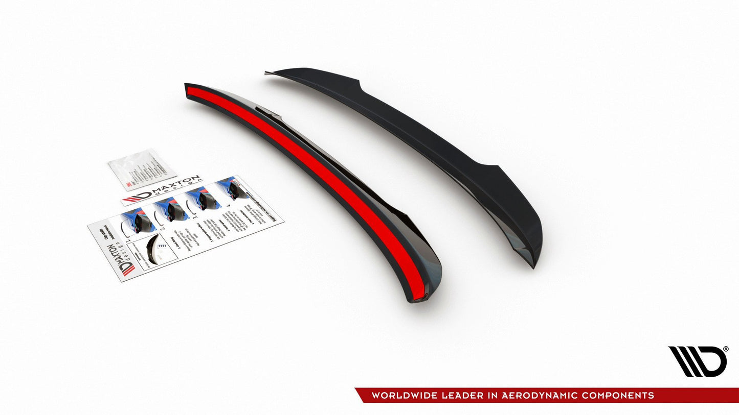 Spoiler CAP V.1 für VW Golf 8 schwarz Hochglanz