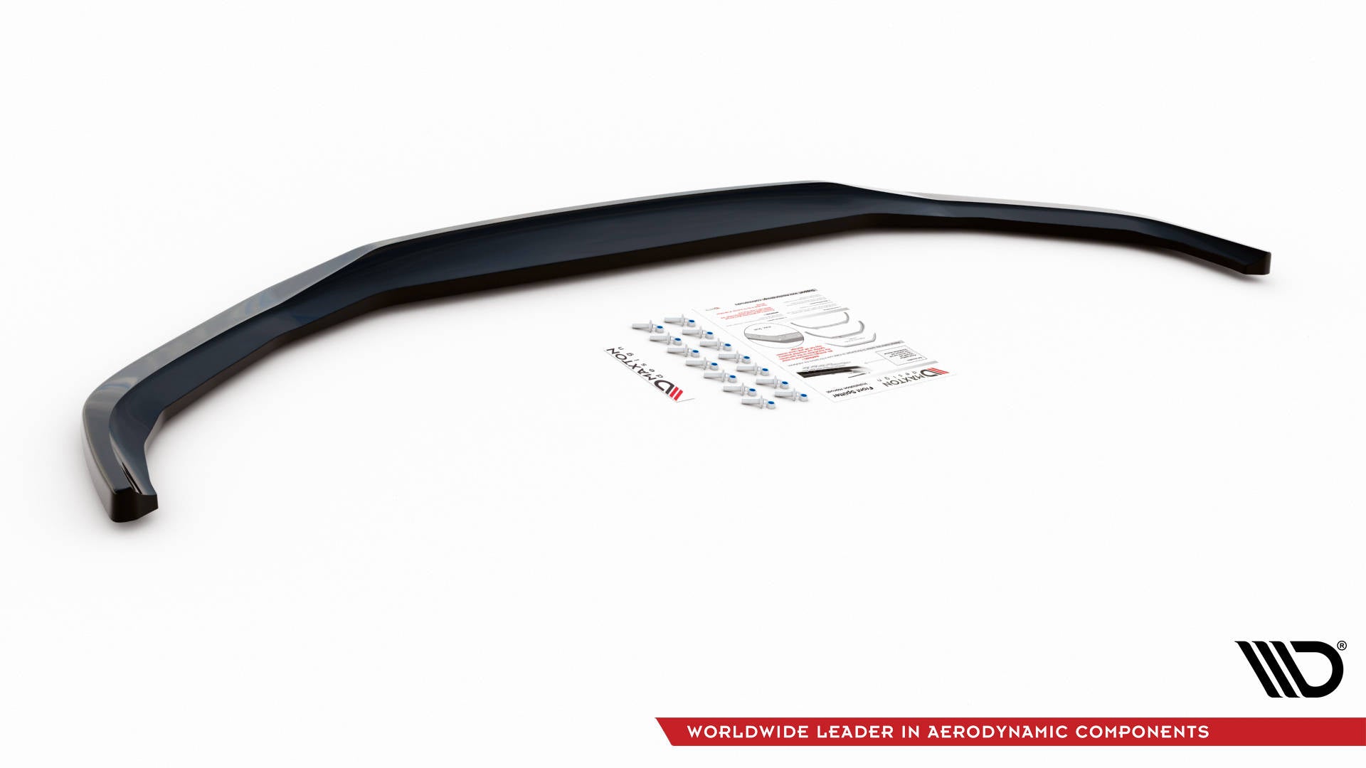 Front Ansatz V.1 für BMW 5er G30 schwarz Hochglanz