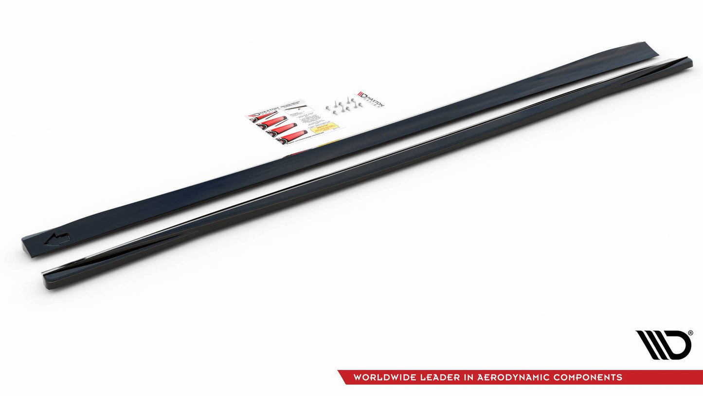 Seitenschweller Ansatz für Volvo V90 Mk2 Carbon Look